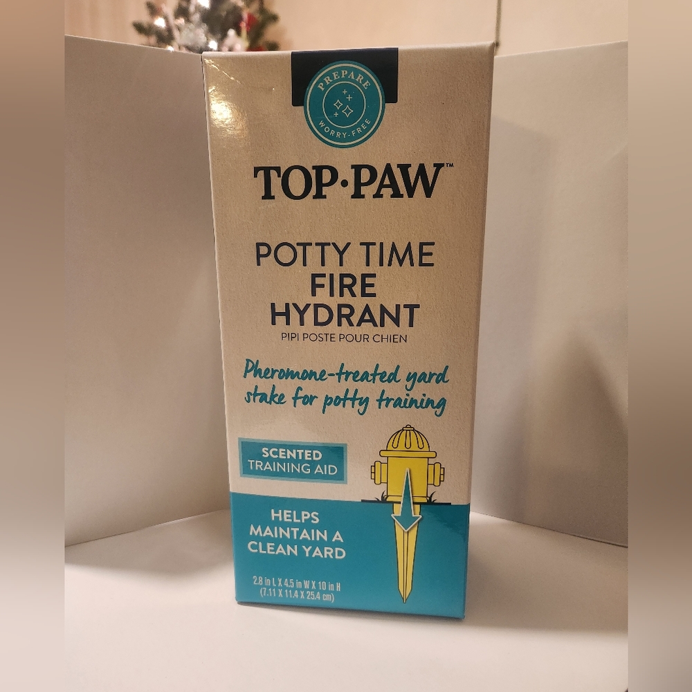 New in Box. Top Paw Potty Time Fire Hydrant